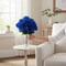 20 Inch Artificial Blue Peony Bush with 12 Stems for Arrangements-84859-RO.BLUE